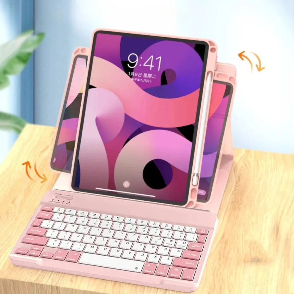 Innovative 360° Rotation Keyboard Case