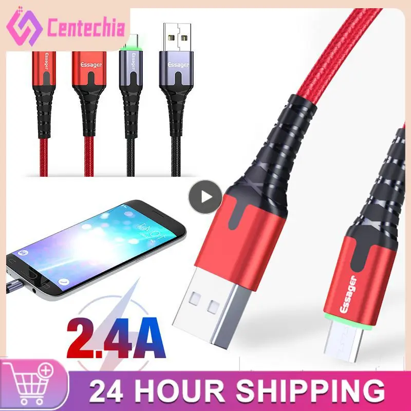 

Type C Cable 1m Fast Charge Wire Cord USBC Type-C Cable For Redmi Note 8 7 Mobile Phone USB-C Charger