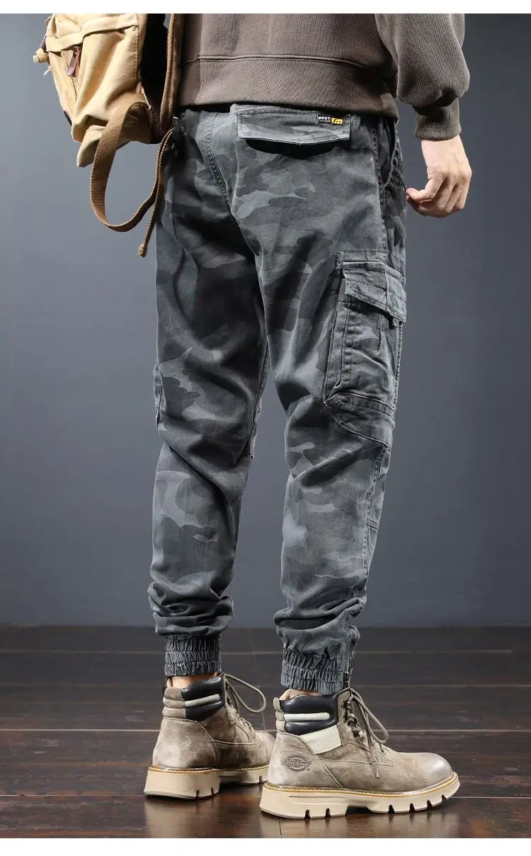 High Quality Cargo Pants Men Jogging Casual Pants Full Length Military Mens Streetwear Adults Work Tactical Tracksuit Trousers