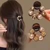 1pc Women’s Low-Profile Hairpin with High-Quality Water-Drop Embellishments, Simple, Curled Hair Accessories. 1