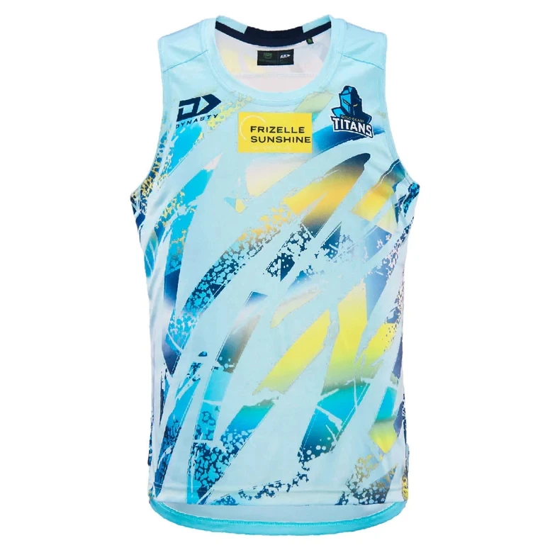thumbnail image 1 of Kits indígenas para hombres Gold Coast Titan 2024/Legion/Local y visitante Kits de rugby múltiples de alta calidad Camiseta sin mangas de alta calidad, 1 of 5