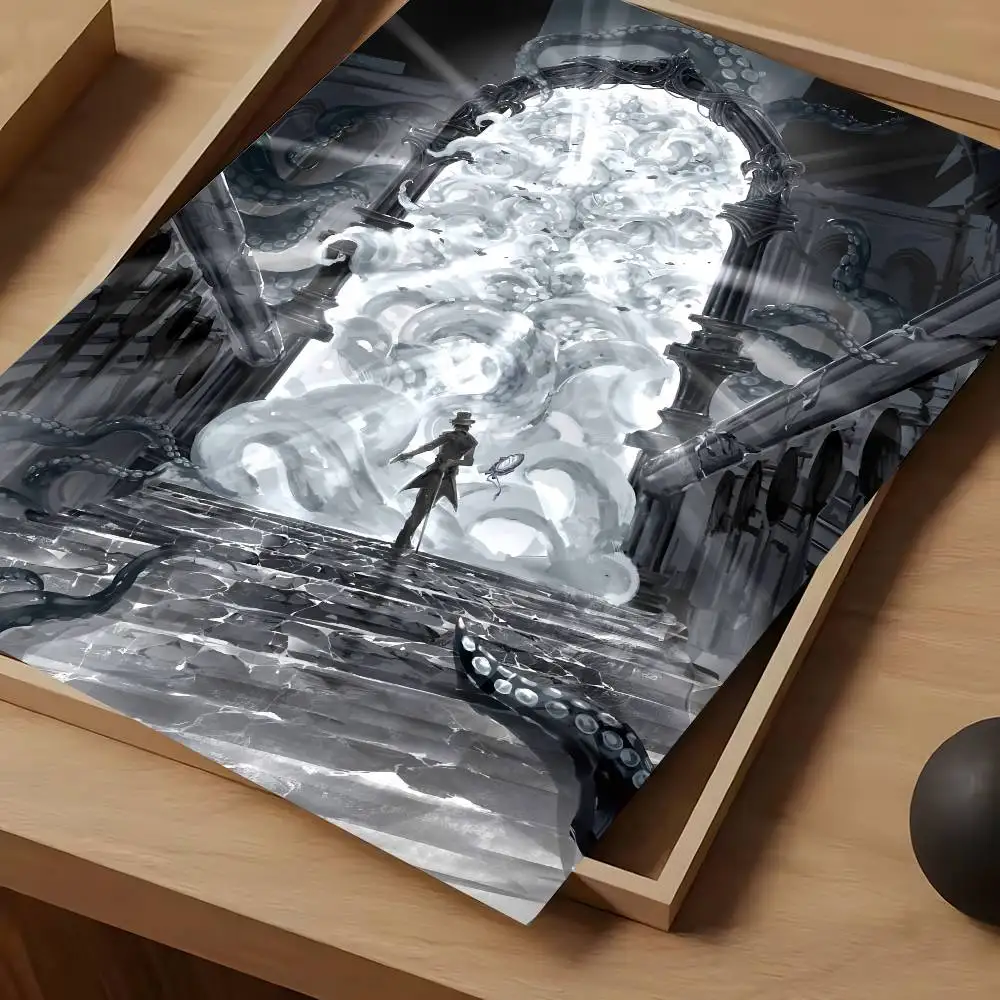 Anime L-Lord Of Mysteries Poster, wasserdicht, Vintage-Filmposter, hochwertiger Wandkunstdruck für Raumdekoration, Geschenk – Detail 9