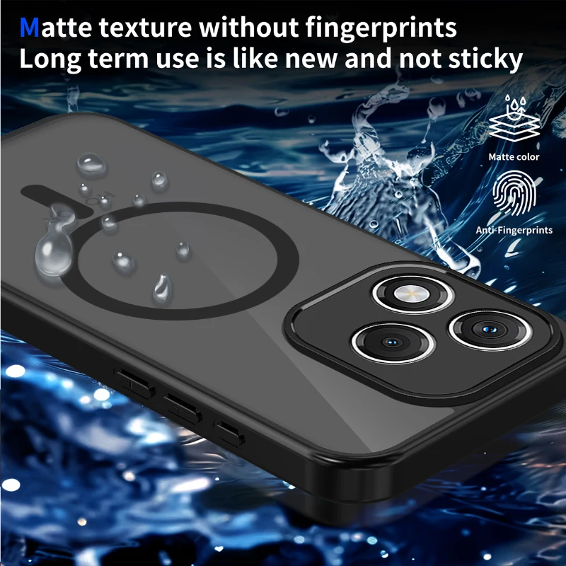 Magsafe Soft Border Translucent Phone Case