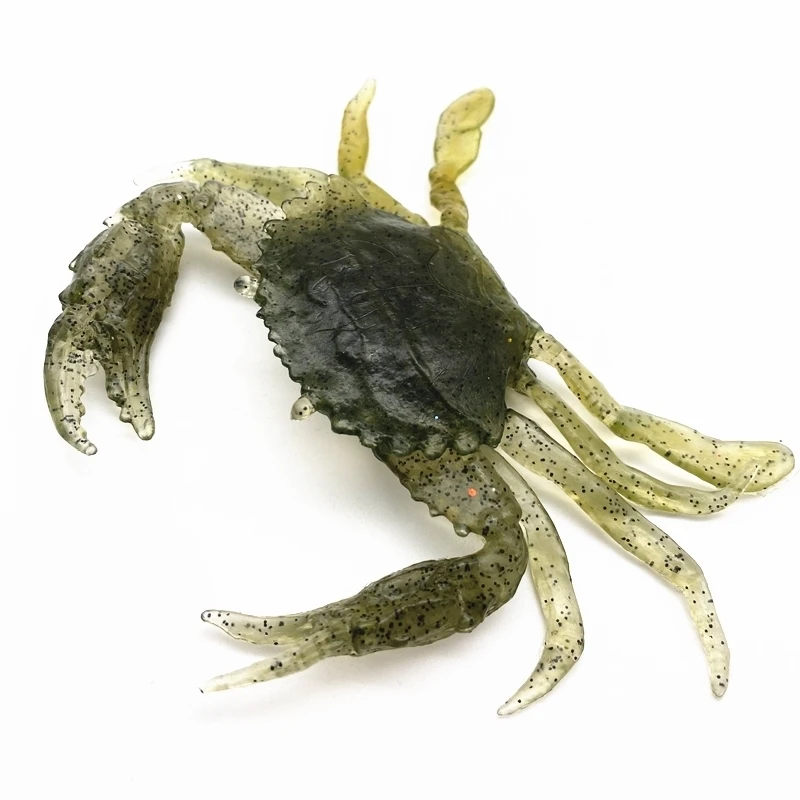 36g Artificial Luminous Fishing Bionic Crab Lure Bait 3D Simulation Sea  Fishing Shrimp Lure Soft Fish Bait without Hook