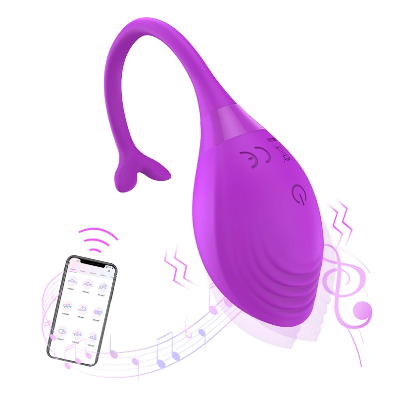 App Gesteuerter Kabelloser Vibrator Bluetooth Wearable Love Egg_voghion.com
