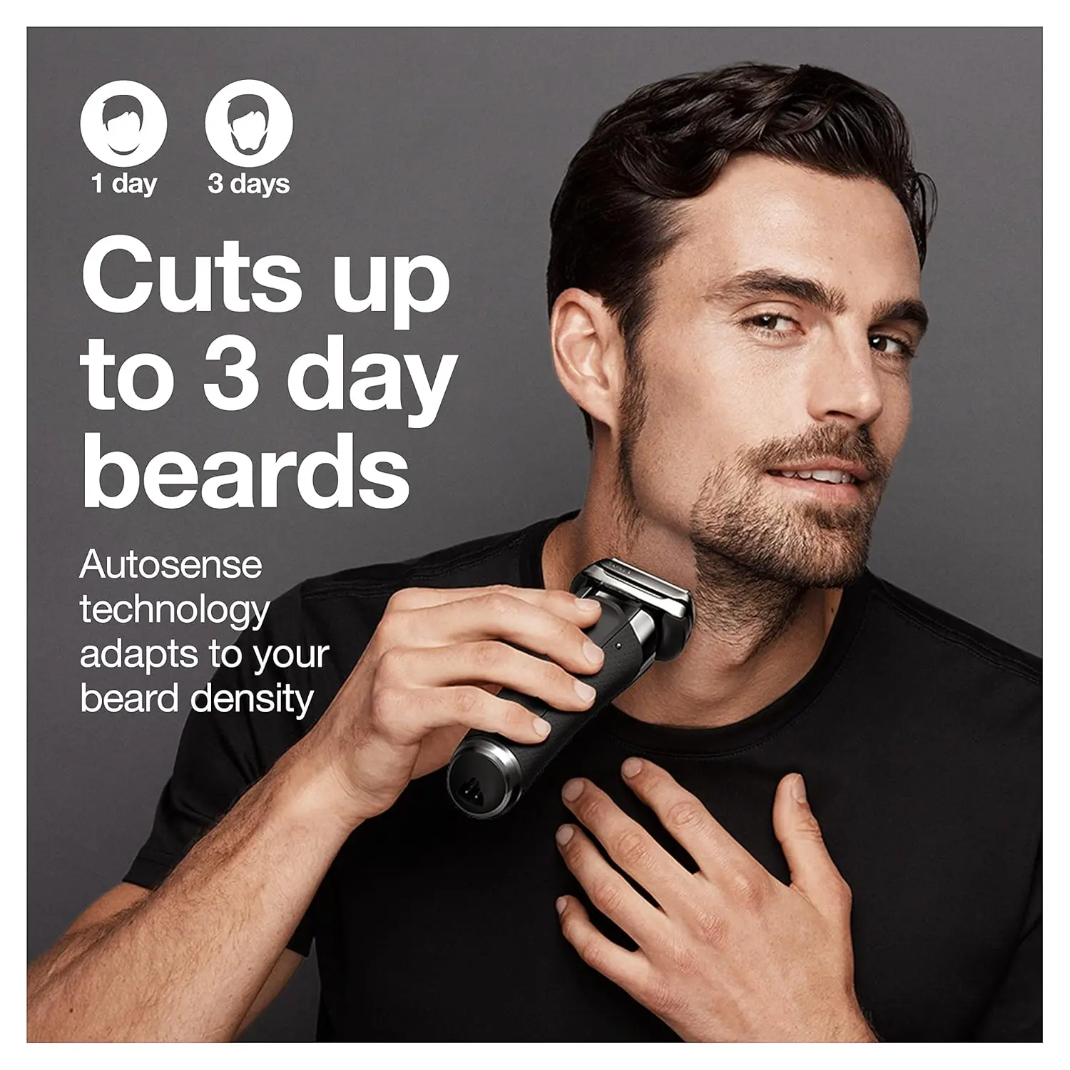 Electric Razor for Men With Precision Beard Trimmer, Rechargeable, Wet & Dry Foil Shaver