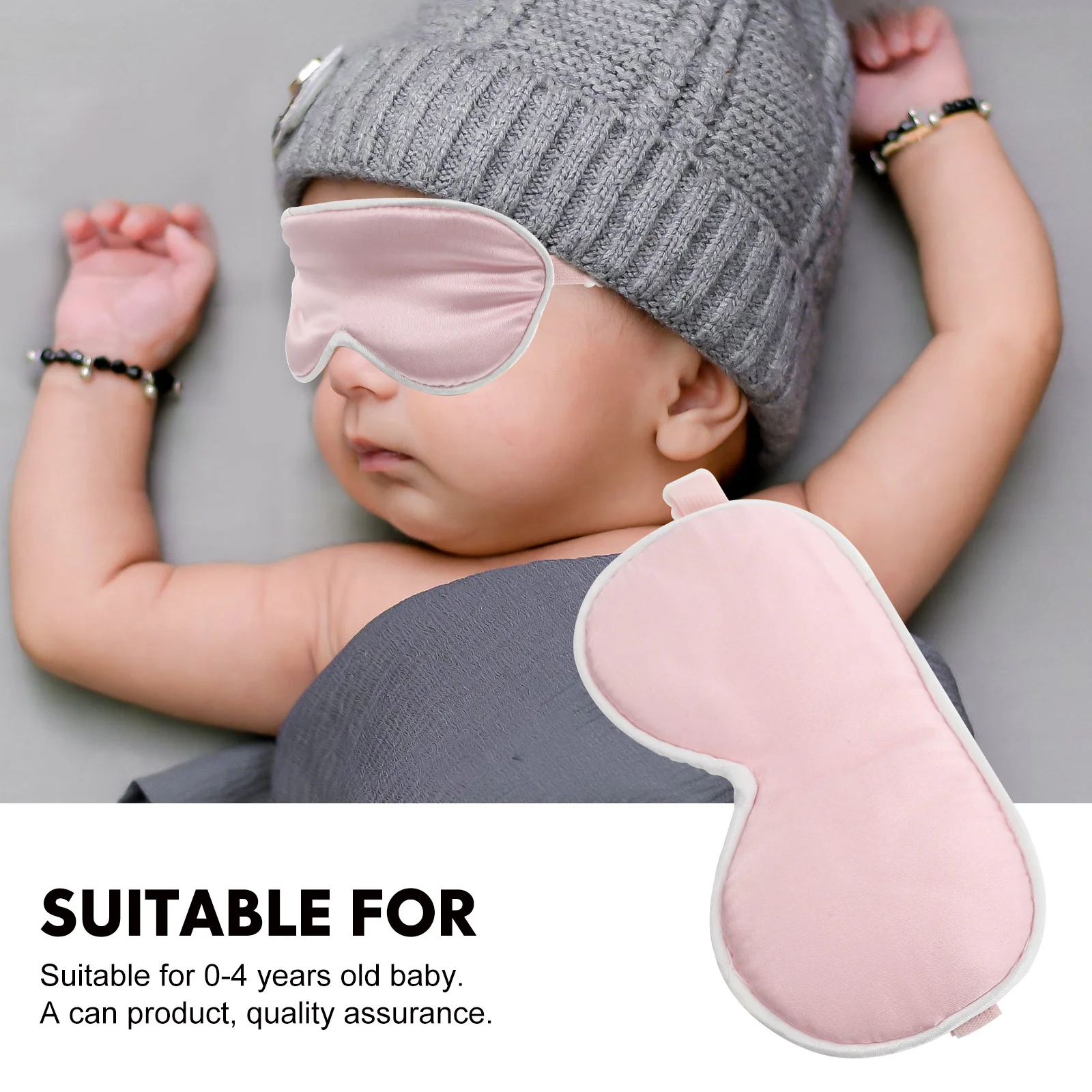 Baby Eye Mask Sleep Cover Kids Silk Sleeping Eyeshade Shading Patch Children Blindfold 3