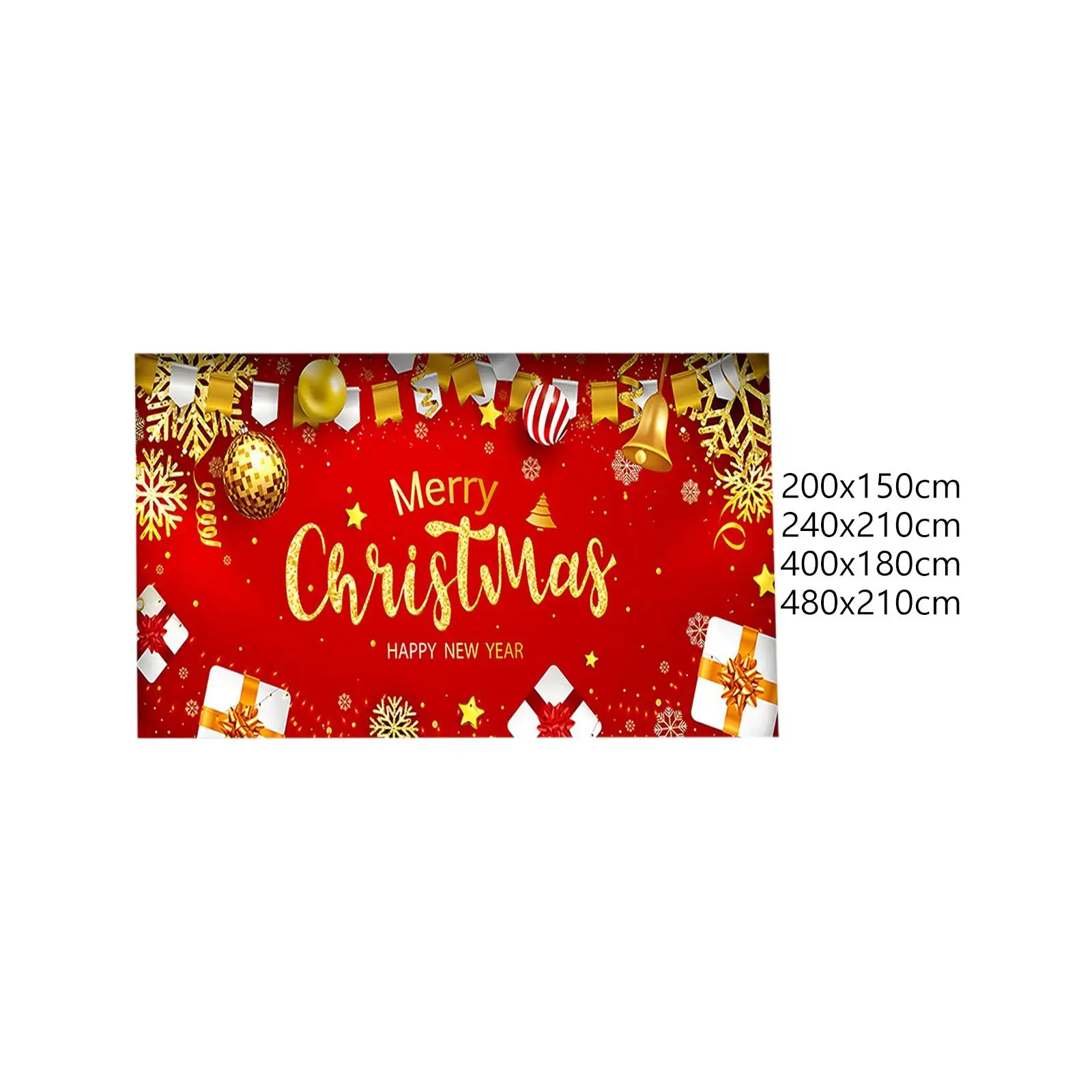 Ornamenti Per Striscioni Per Porte Da Garage Di Natale Segno Di Sfondo Rosso Grande Copertura Per Garage Di Natale Per Festival Di Forniture Per Feste
