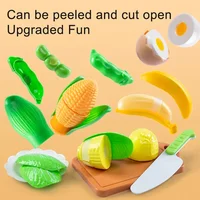 Cutting Play Food Toy for Kids Kitchen Toys Pretend Play Fruit Vegetable Pizza Cake Accessories Early Educational for Girl's Toy 2