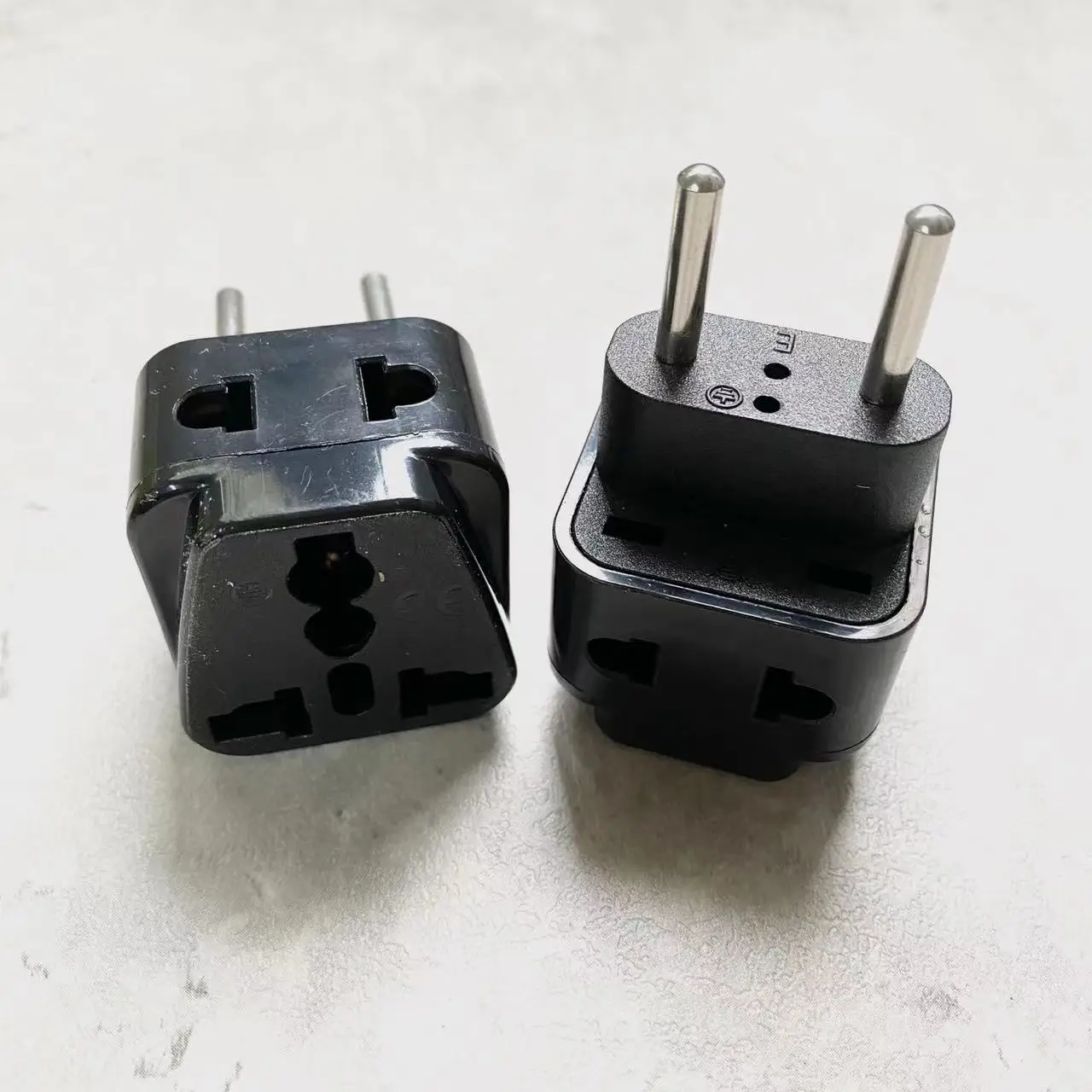 Universal 2-in-1 Travel Power Adapter with EU Plug Conversion