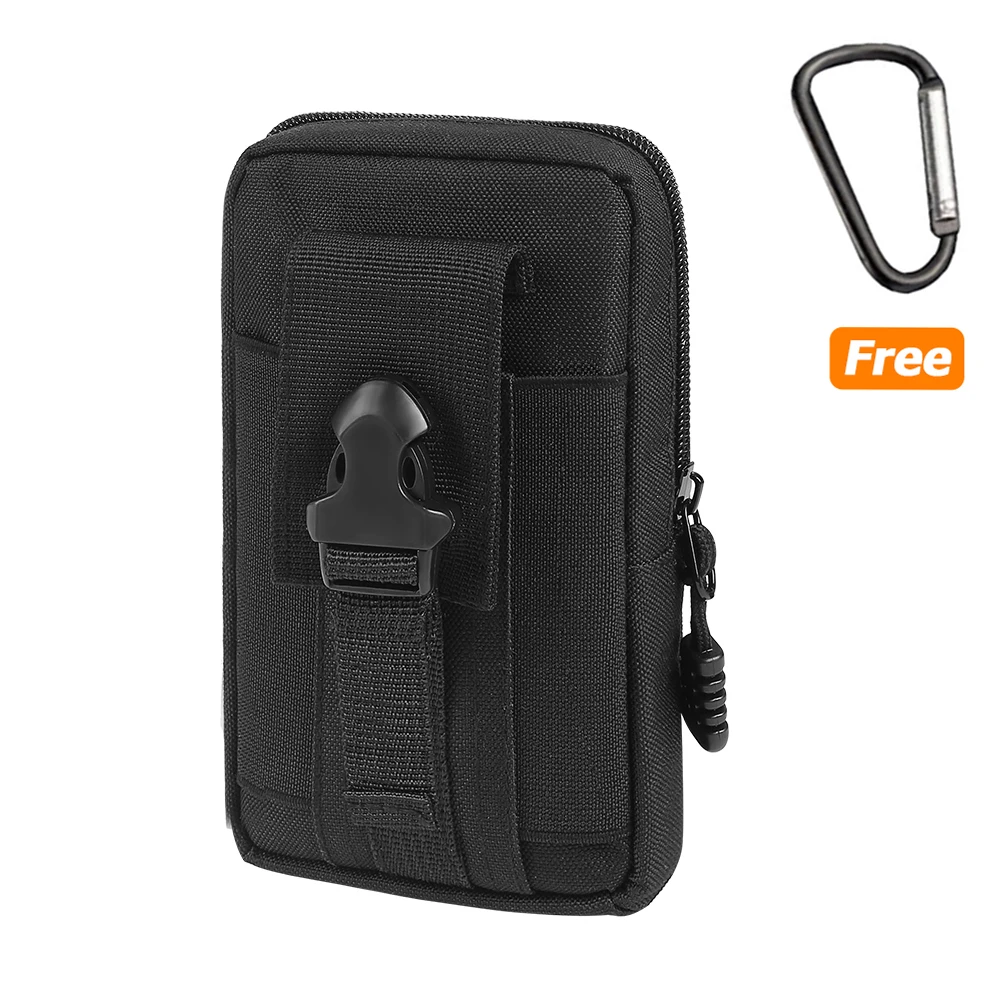 

Тактическая поясная Сумка Molle в стиле милитари, военная камуфляжная сумочка на пояс, забавная сумка для телефона с быстроразъемной пряжкой для охоты и кемпинга