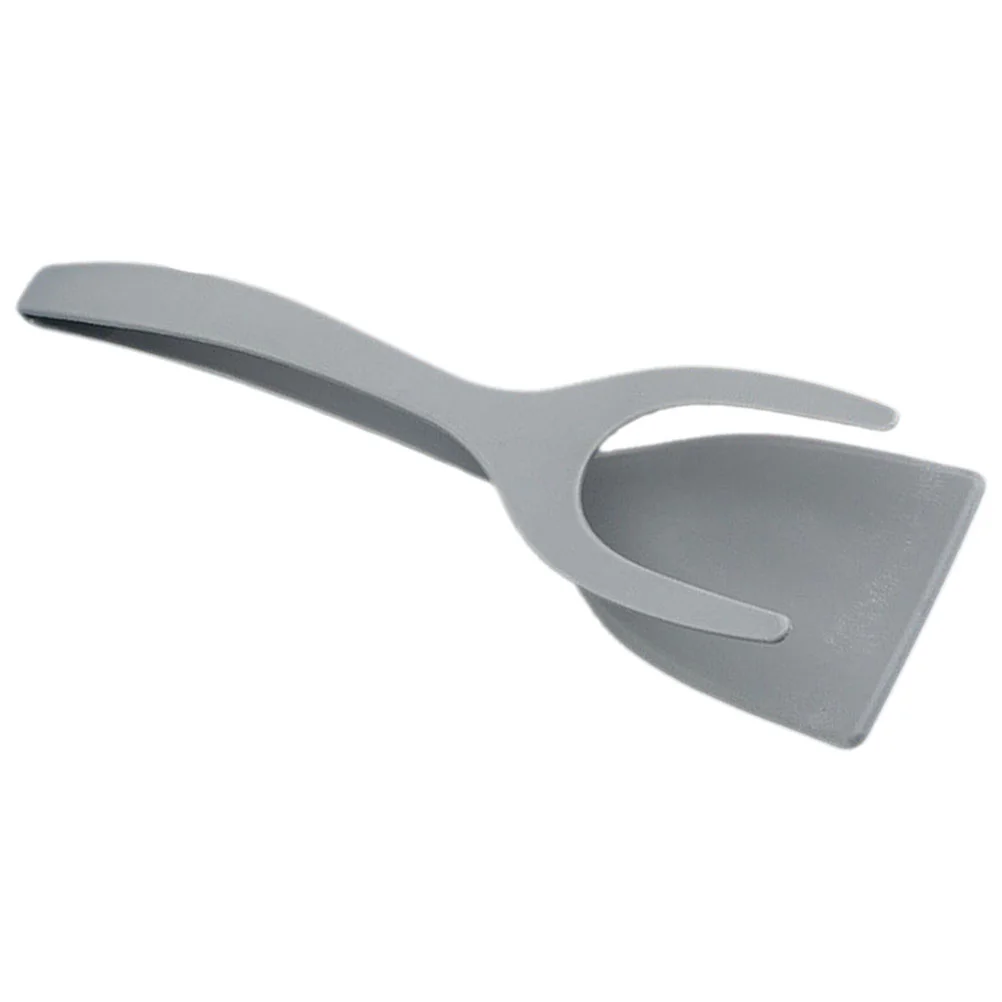 

Egg Spatula Grip Flip Tongs Silicone Fried Egg Turner Egg Flipper Pancake Bread Fish Egg Toast Grey