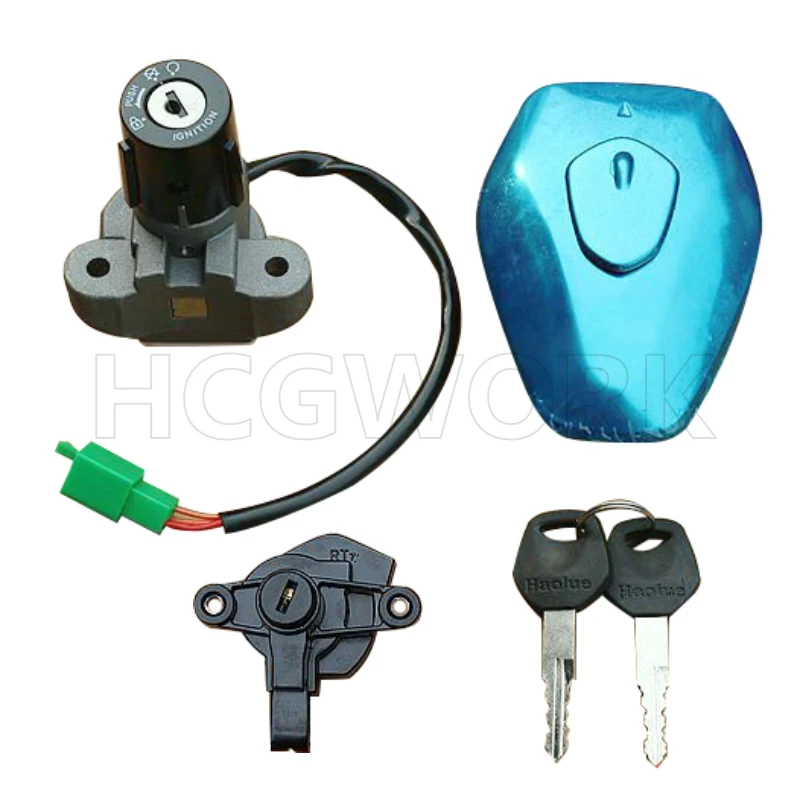 

Motorcycle Accessories Door Lock Key Set Ignition Switch Side Cover Lock for Haojue Da125 Hj125-19 Hj125-20 Hj125k-5