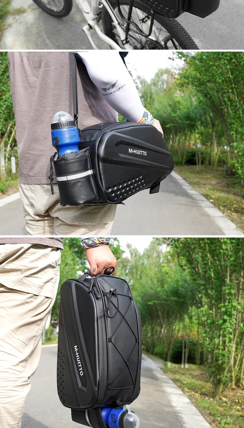 Sacoche de siège arrière de vélo réfléchissant, conception anti-rayures Sacoche de siège arrière de vélo réfléchissant, conception anti-rayures