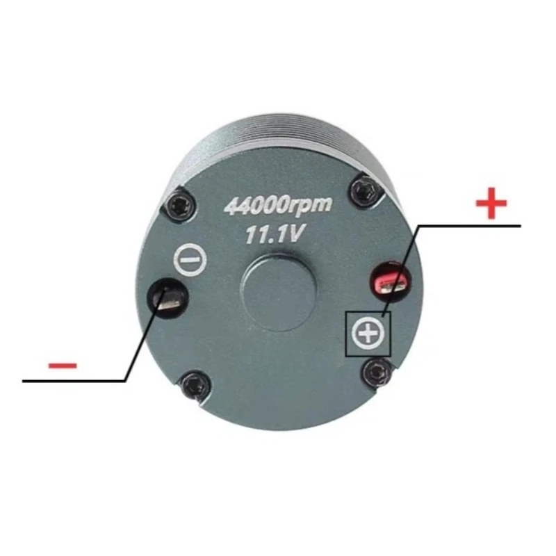 ブラシレス円形モーター,内蔵モーター,高速,370 n50uh ndfeb,44000rpm