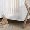 3-in-1 Convertible Crib (Vintage Driftwood) Easily Converts to Toddler Bed & Daybed, 3-Position Adjustable 3