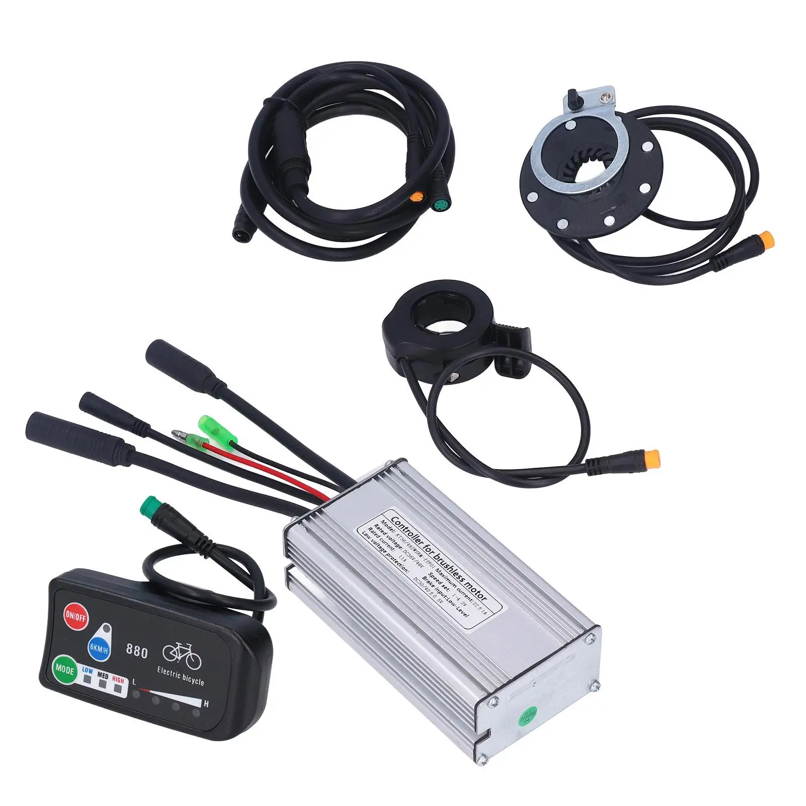 for 500w Brushless Electric Bike Conversion Kit-36V/48V Motor Controller with Excellent Heat Dissipation