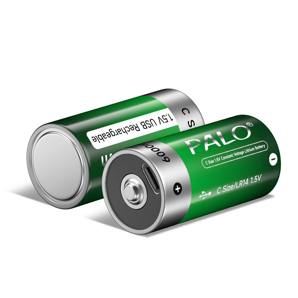 Palo 1.5v c Tamanho Bateria Recarregável Usb c Cell 6000mwh Lítio Lr14 Bateria tipo c Baterias para Câmera rc Drone Acessórios - Image 3