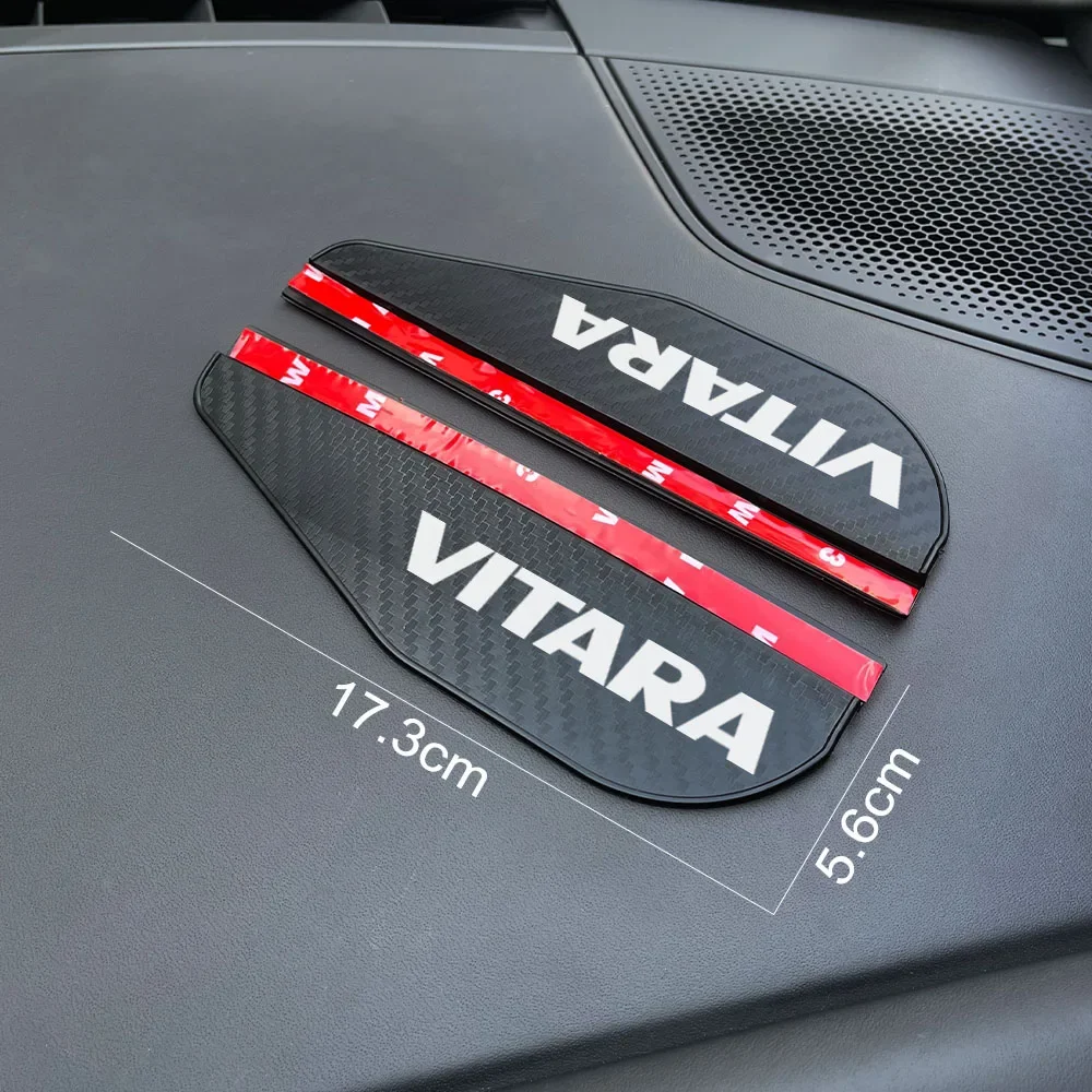 Car Rearview Mirror Rain Eyebrow Auto Accessories For Suzuki Jimny Swift Vitara Ignis Alto Baleno SX4 Samurai S-Cross Celerio