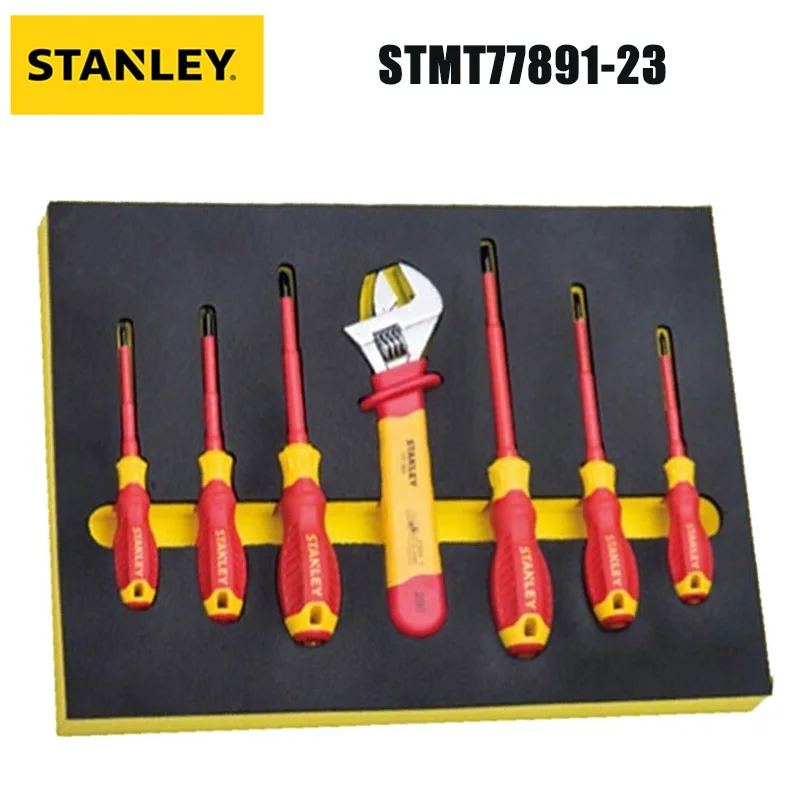 StanleySTMT7789123VDEInsulatedScrewdriverAdjustableSpannerSet