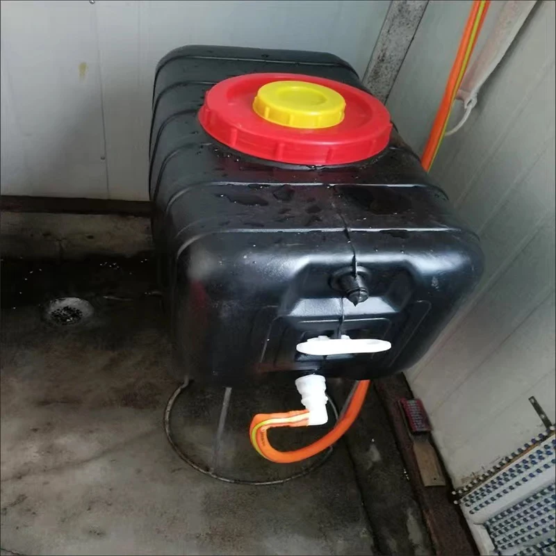 RV mounted Drying Bucket Black BathTank Solar Hot water box Summer Bath Bucket Water Tank Household Water Storage, rv water tank
