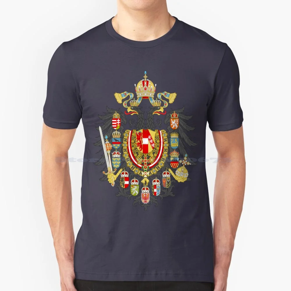 Maglietta Austria-Ungheria 100% Cotone Tee Coat Of Arms Ww1 Austria Ungheria Battlefield 1