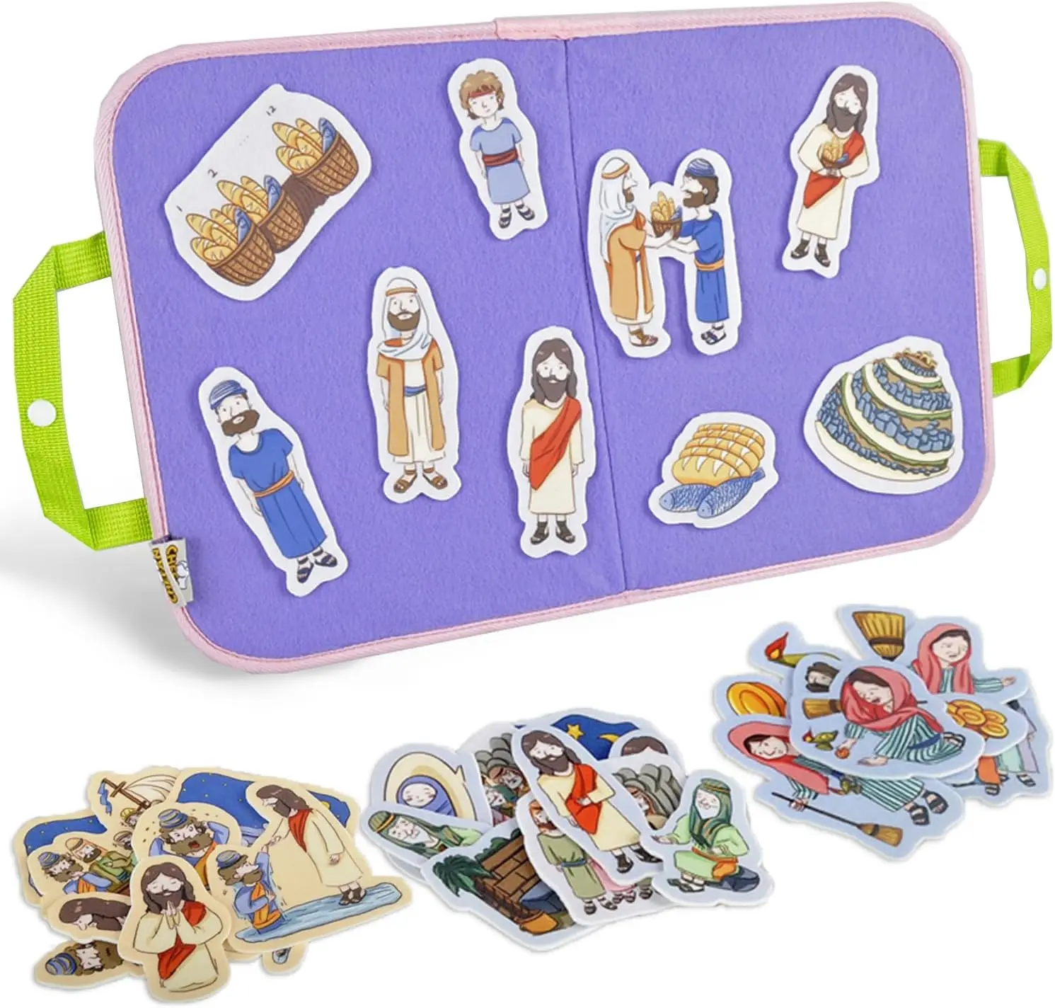 CHEFANFeltFlannelBoardStorySetof4PRECUTFeltPiecesfor