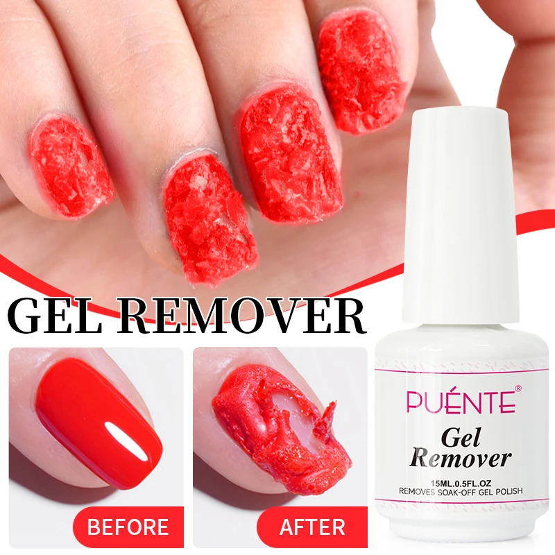 15ml Magic Remover Gel Nail Gel Polish Remover Within 2-3 MINS Peel off  Varnishes Base Top Coat without Soak off Water Safety