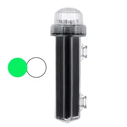 Solar - Powered Waterproof Net Light with Dual Mode Anchor Buoy Signal (Green - White)