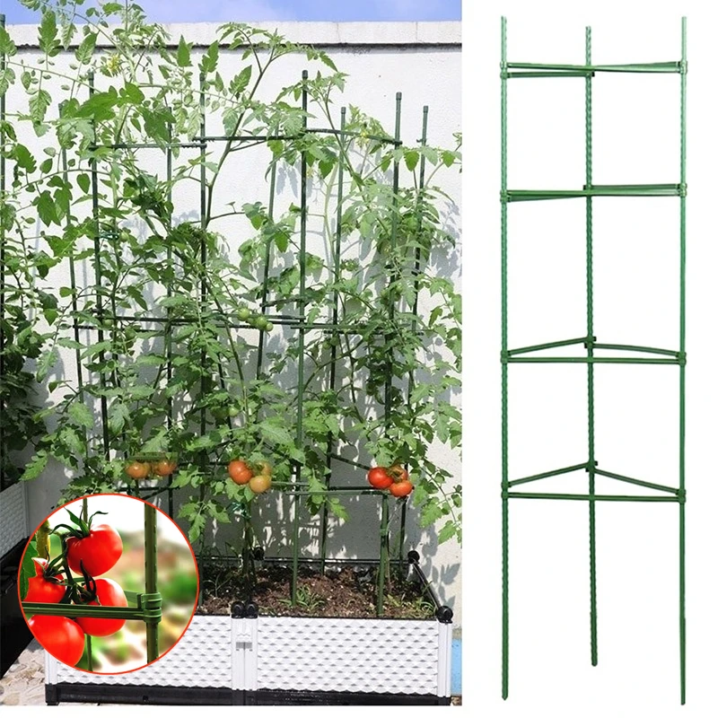 

12 Pcs Plant Support Stake Garden Plant Rack Climbing Vine Rack Arms Cage Expandable Potted Frame Connectors Plant Stakes