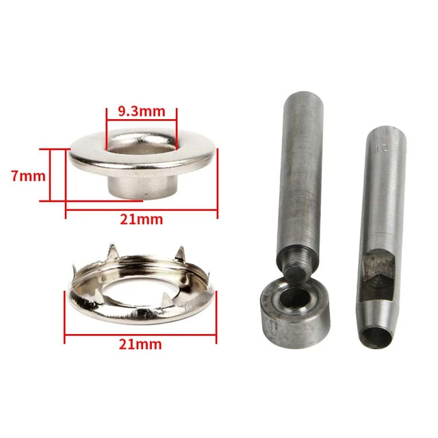 100set Silver Gold Brass Metal Grommet Caw Eyelets Install Tool Grommet Kits  Craft Making, Repair, Decoration and DIY Projects - AliExpress