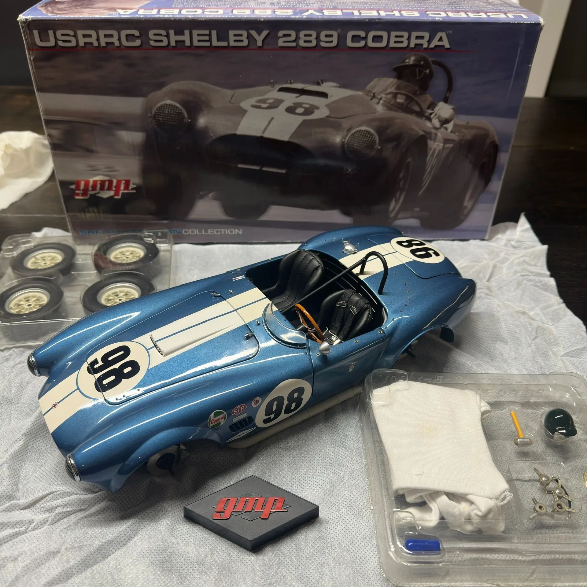 GMP 1:12 Shelby Cobra 289 #98 металлическая модель автомобиля
