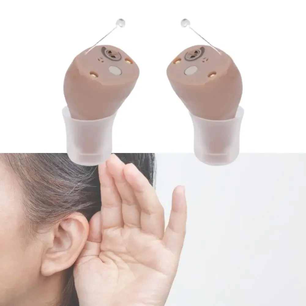 C400 Digital Hearing Aid USB Tpye C Rechargeable Mini In Ear Invisible Hearing Amplifier Assistant Adjustable Tone for Deaf 6