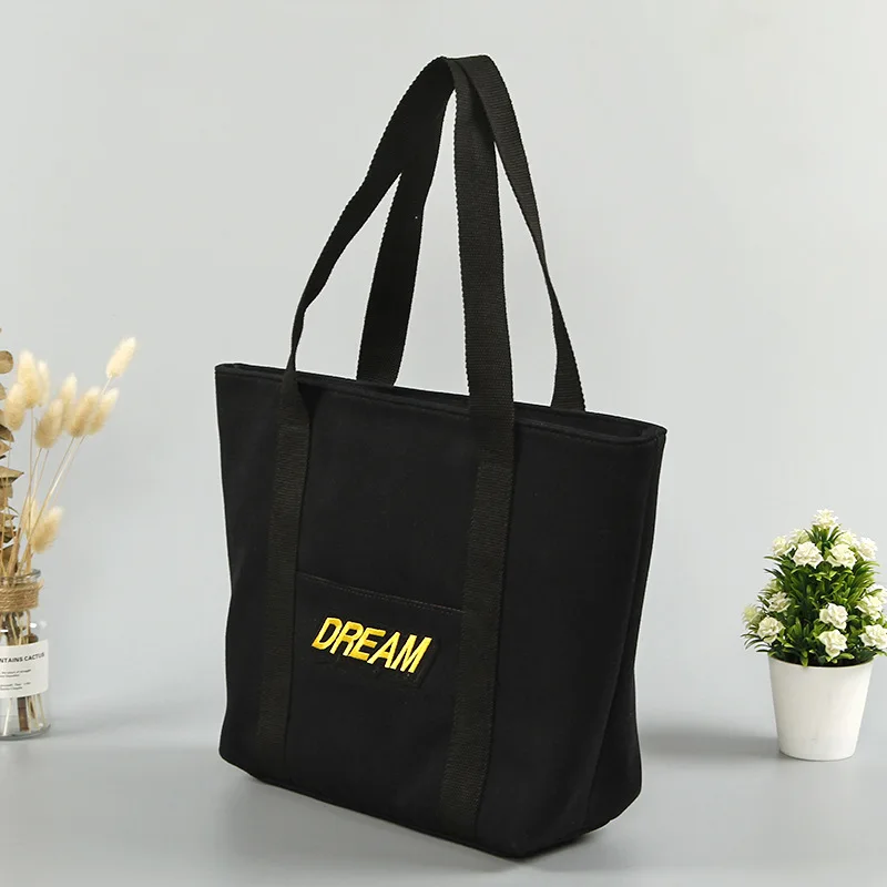 

2022Spot messenger shoulder bag canvas bag document small bag men's and women's tote bag