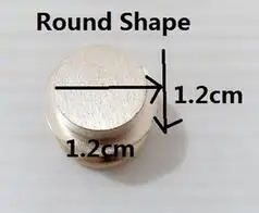 12mm round head