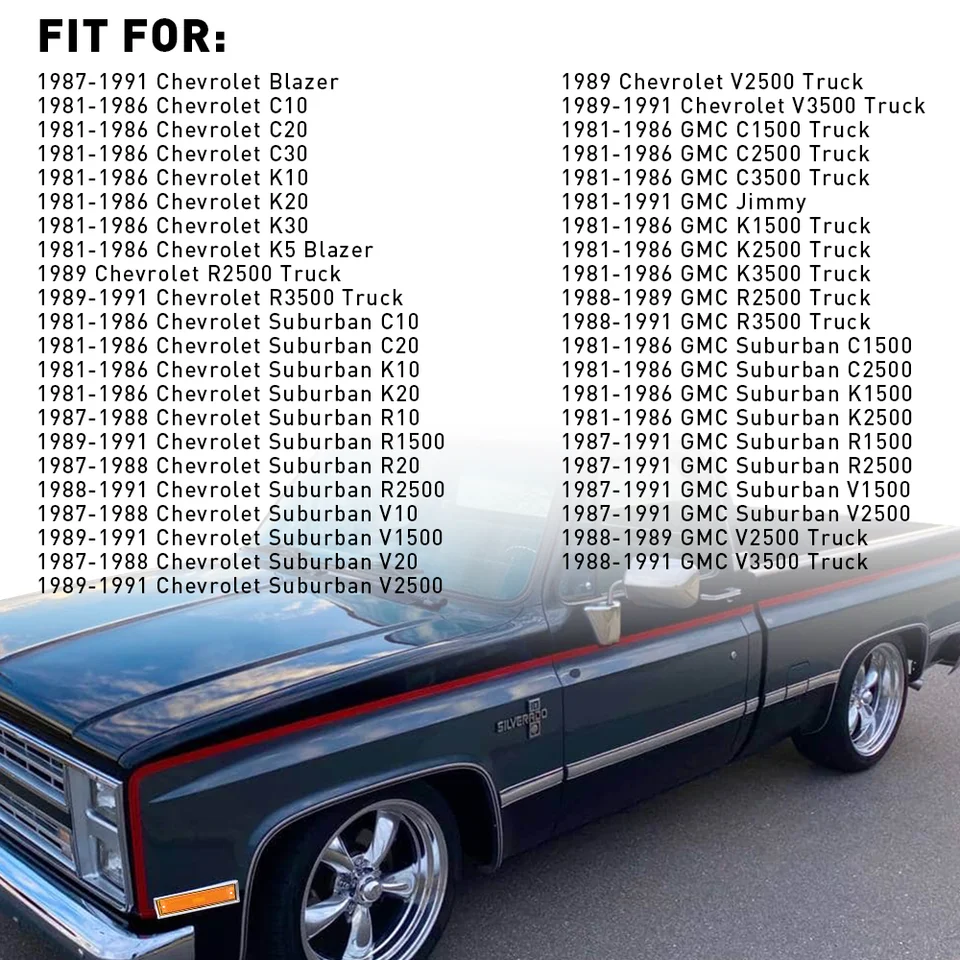 シボレー c10 k10 k5 サバーバン 1973ー91年 フロントフェンダー シボレー c10 k10 k5 サバーバン 1973ー91年 フロントフェンダー