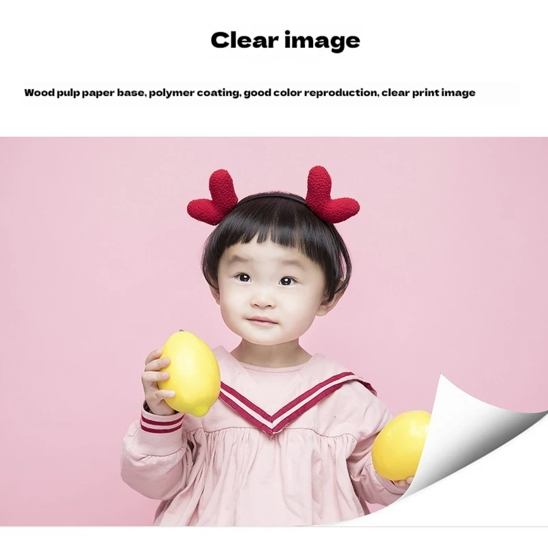 잉크젯 인쇄용 고광택 자체 접착 인화지, 대형 헤드 스티커, 사무용품, A4, A6 인화지, 120g, 20 개, 10 개