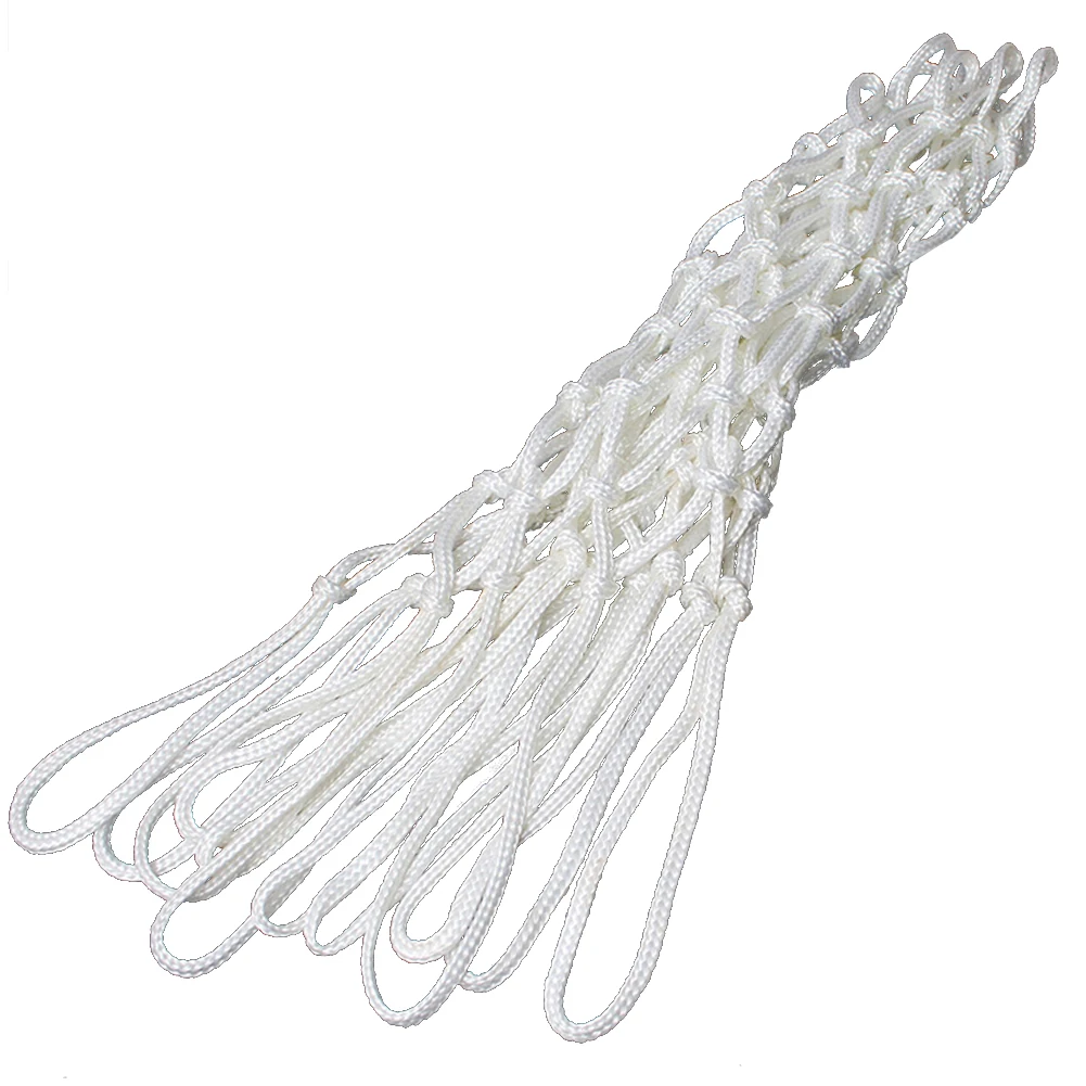 Outdoor Basketball Rack Equipment Basketball Hoop Thicken Nylon Braided Mesh Net Nylon Standard Hoop Net