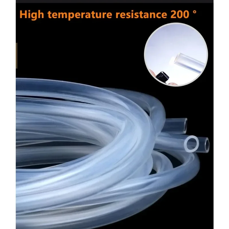 Silicone Tube Food Grade Transparent 1M 3M 5M Rubber Hose 4 5 6 8 10 12mm Out Diameter Flexible Milk Hose Beer Pipe Silica Gel silicone tube rubber tubing rubber tube rubber hose