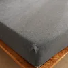 100% Cotton Bed Sheets sabanas cama 150 Solid Color Bed Cover 180x200 Size Bedclothes Deepen Fitted Sheet(Pillowcase need order) 3