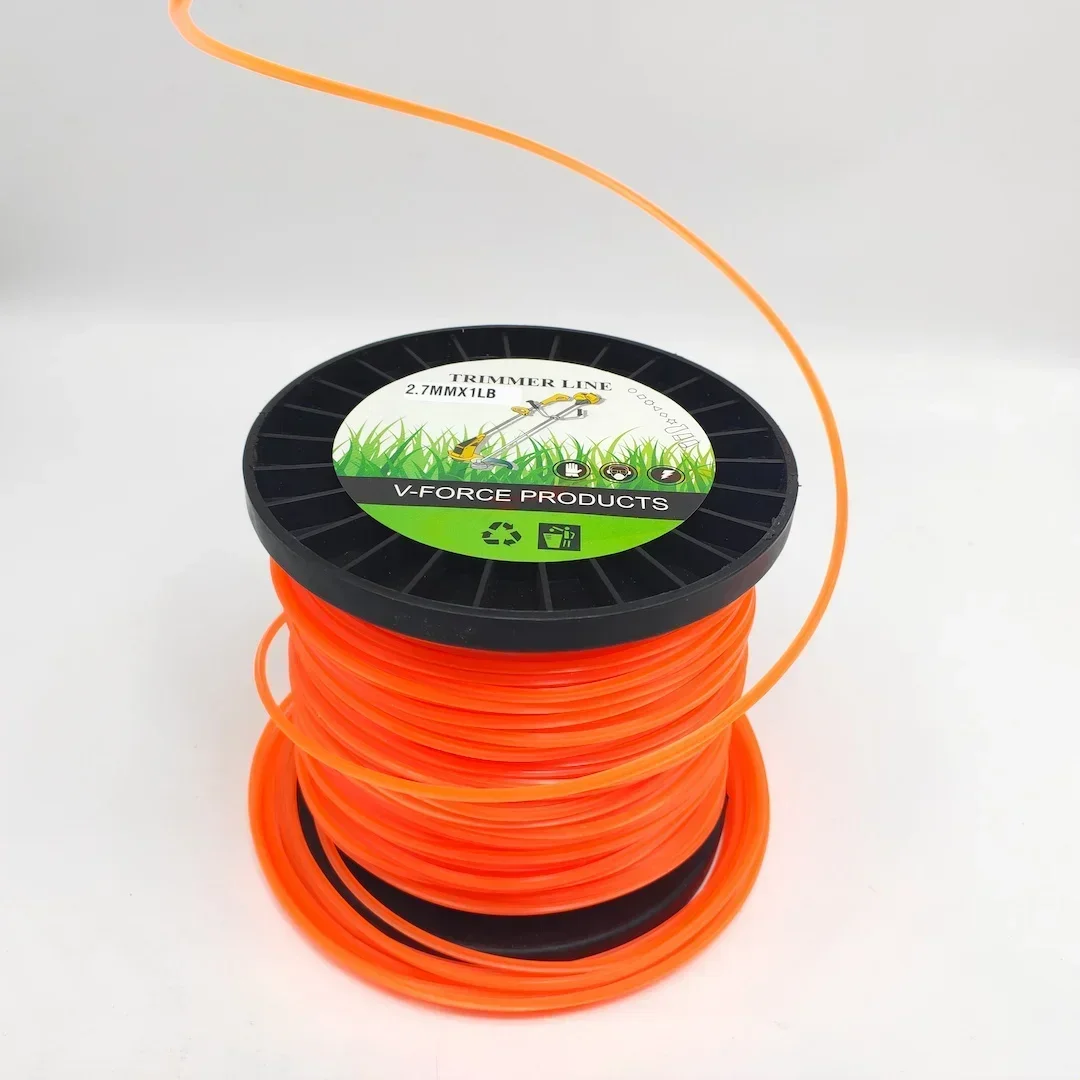 Grass Cutter 2.4～3mm Brush Cutter Sharp Rope Grass Mower Pentagram Nylon Mowing Trimmer Line Trimmer Head String Grass Roll Lin