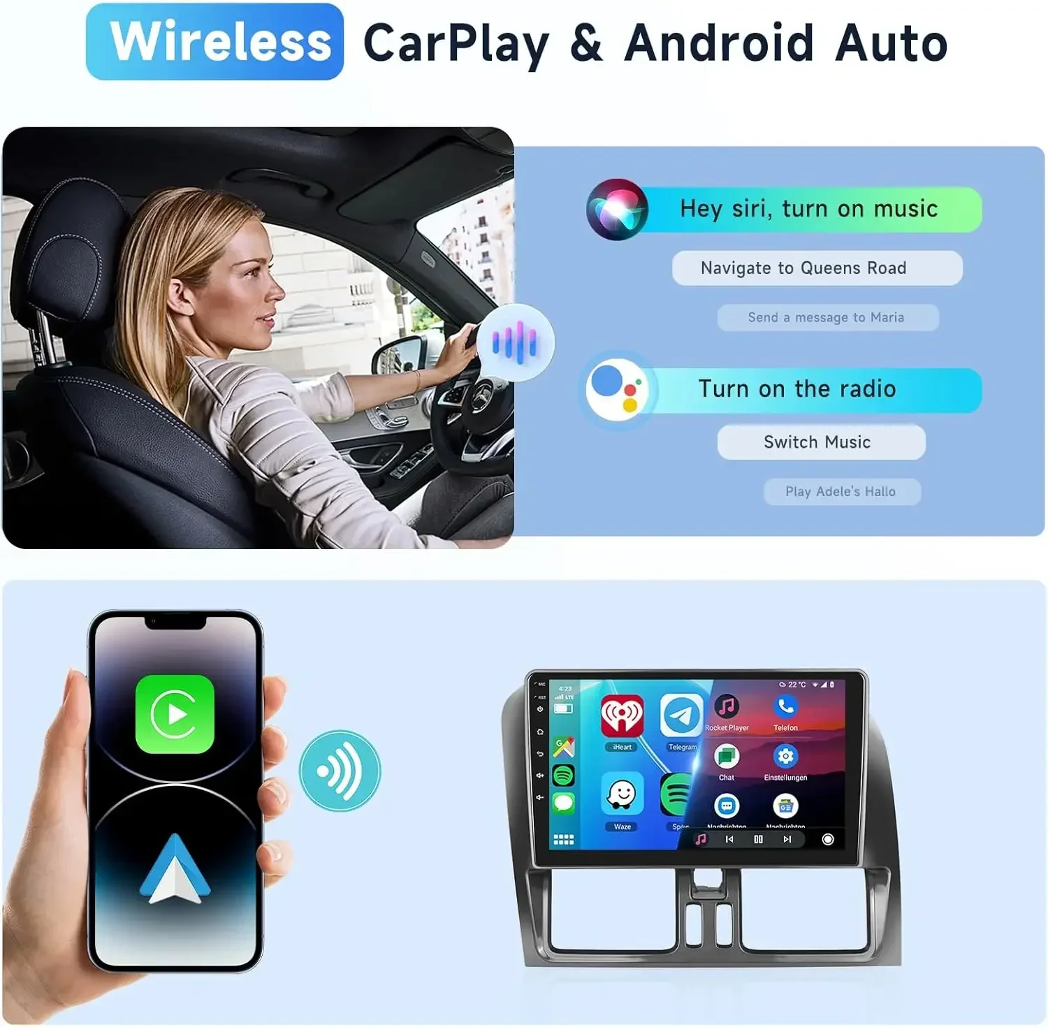 Android Car Stereo Radio GPS Navigation System
