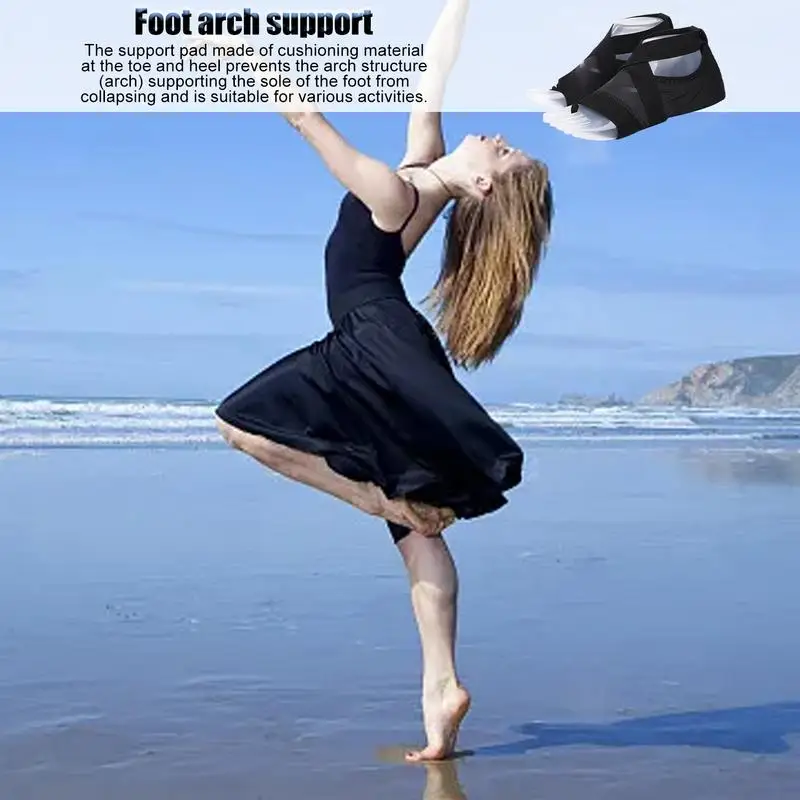 Five Toes Yoga Socks Women Backless Breathable Bandage Cotton Dance Sports Socks Non-slip Toeless Ballet Pilates