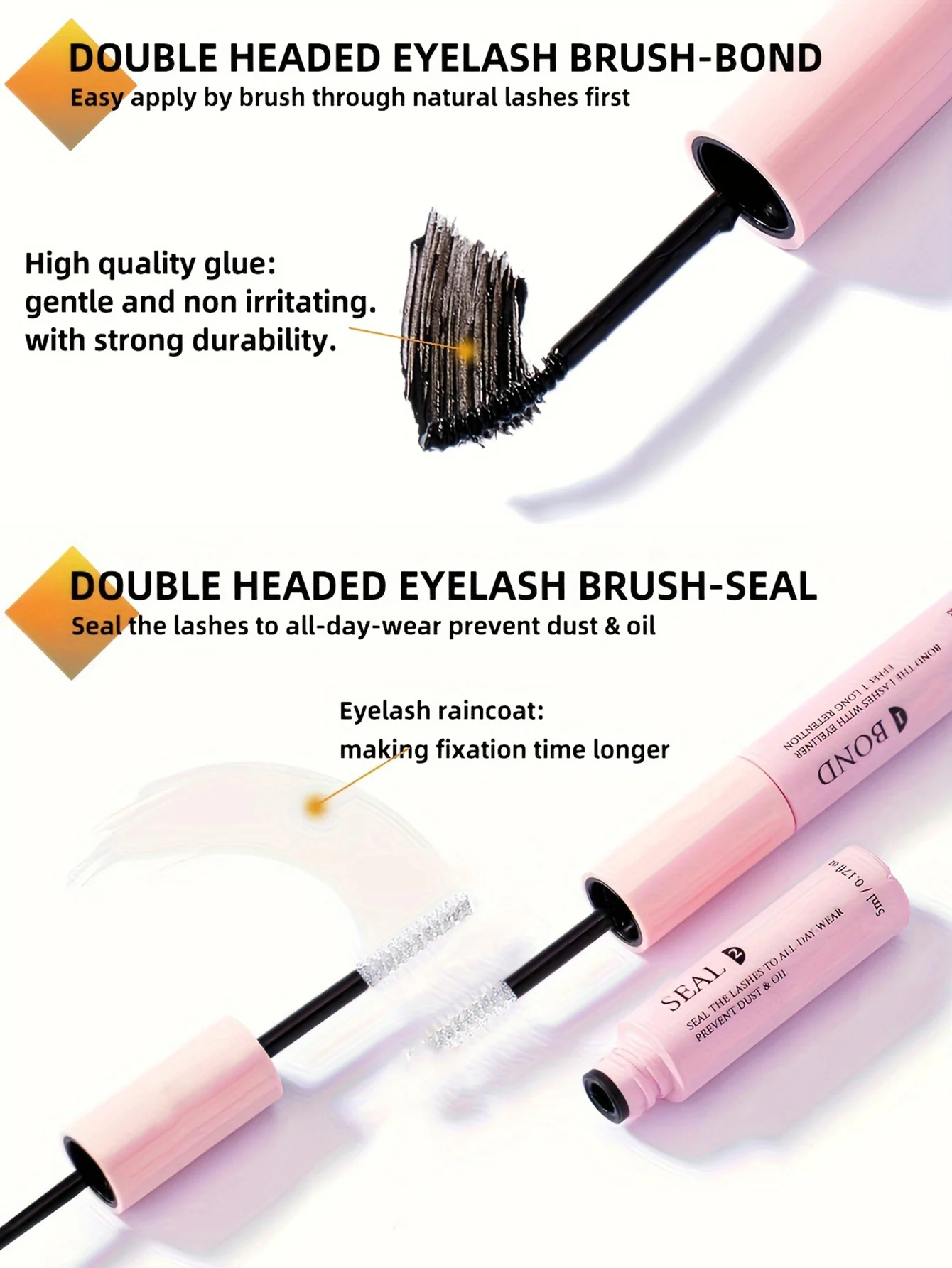 Fake eyelashes, DIY Eyelash Extension Kit, 200pcs Individual Lashes Cluster 80D, 8-16mm Mix Lash Clusters with Lash Bond, Seal and Tweezers