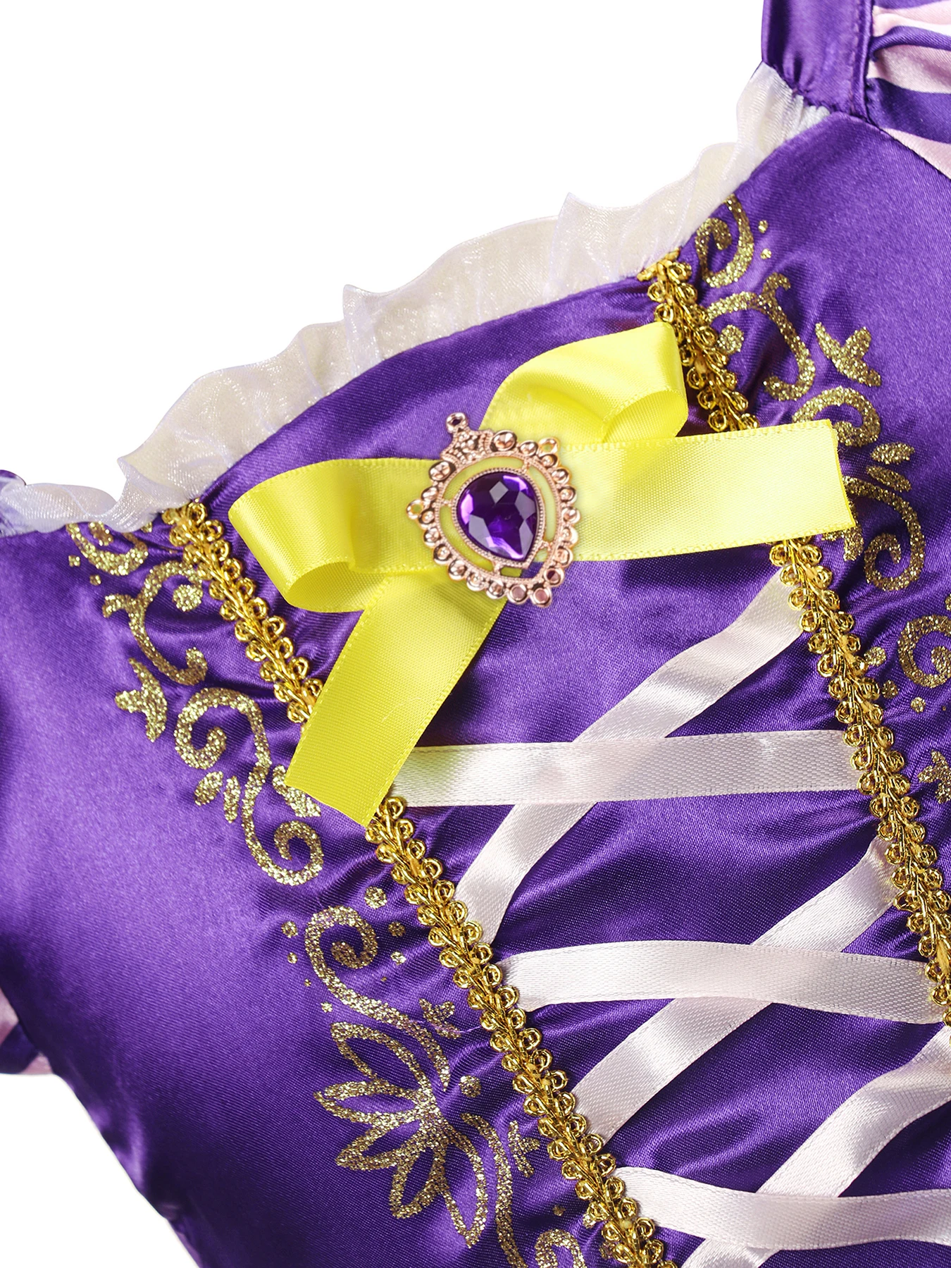 Girls Princess Dresses Rapunzel Costume For Disney Kids
