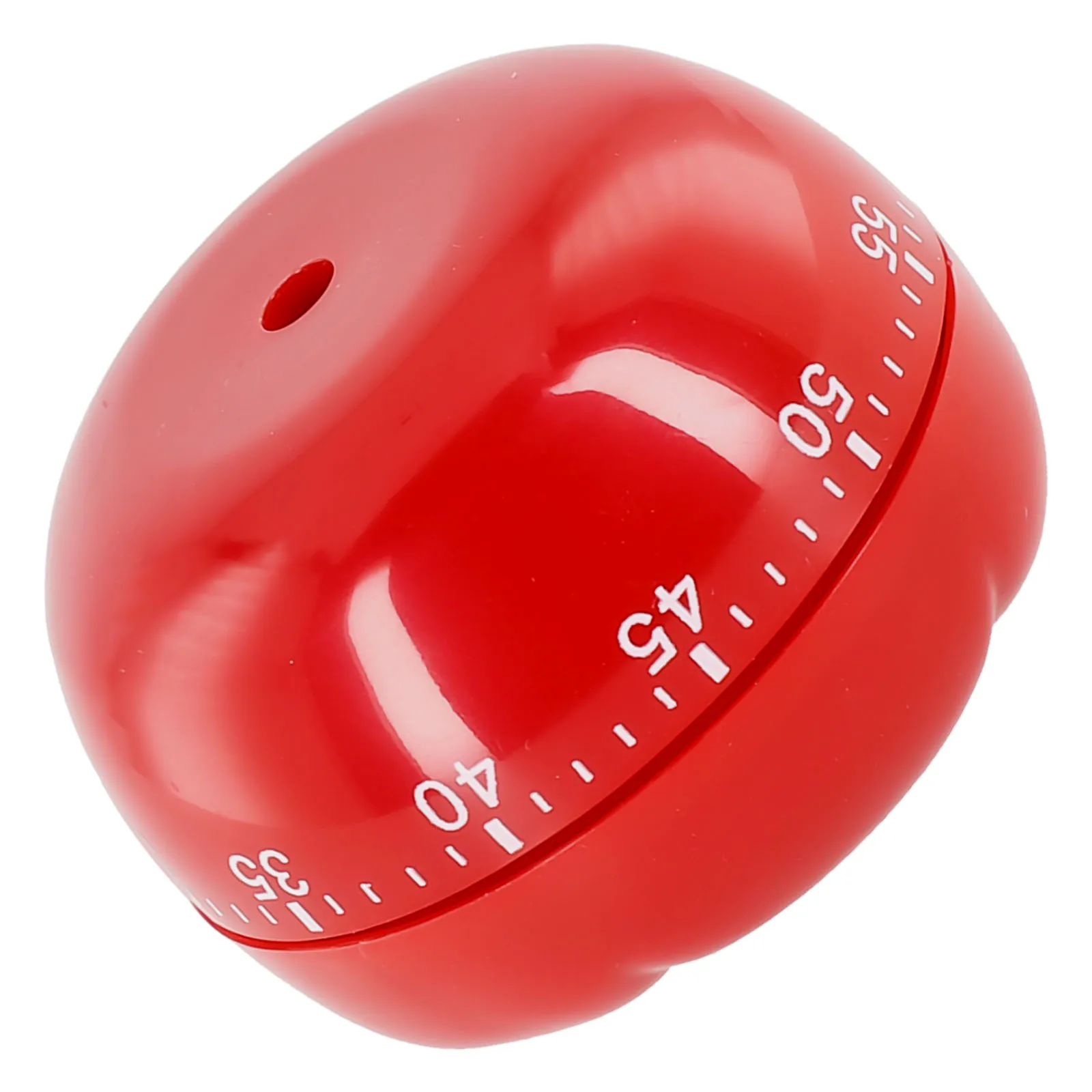 Description Picture 2 of item1pc Tomato Timer Kitchen Cooking Cute Reminder Alarm Clock Baking Mechanical Countdown Timer Tools 60-minute ABS 6.3x4.5cm