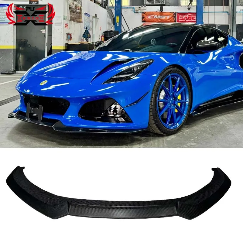 

High Quality Front Bumper Lip Dry Carbon Fiber OD Style Car Body Kit For Lotus Emira Bodykit