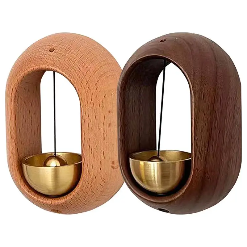 

Magnetic Wooden Doorbell Door Opening Wind Bell Entry Alert Chime Clock Reminder Crisp Wardrob door Chime Shopkeeper's Door Bell