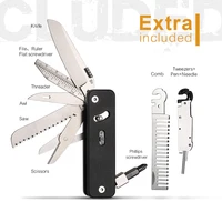 ROXON S503G Flex Companion Tool Modular Design and Customizable Pocket Tool, Preinstalled with 8 Essential Tools (1/4" Bit Drive 1