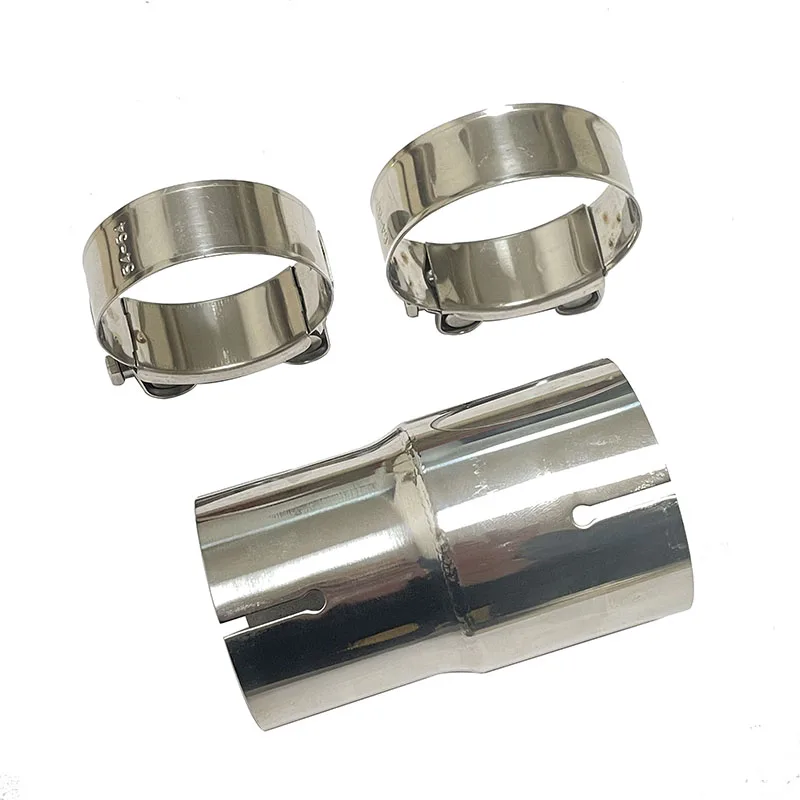 Exhaust pipe 1 car parts 304 stainless steel pipe reducer size general muffler sleeve
